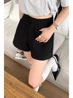 01' LITTLE U SHORTS IN BLACK